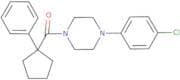 4-(4-chlorophenyl)piperazinyl phenylcyclopentyl ketone