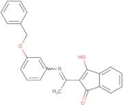 2-(((3-(phenylmethoxy)phenyl)amino)ethylidene)indane-1,3-dione