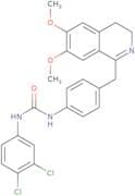 3-(3,4-dichlorophenyl)-1-(4-((6,7-dimethoxy(3,4-dihydroisoquinolyl))methyl)phenyl)urea