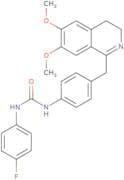 1-(4-((6,7-dimethoxy(3,4-dihydroisoquinolyl))methyl)phenyl)-3-(4-fluorophenyl)urea