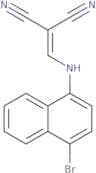 (((4-bromonaphthyl)amino)methylene)methane-1,1-dicarbonitrile
