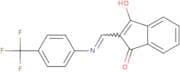 2-(((4-(trifluoromethyl)phenyl)amino)methylene)indane-1,3-dione
