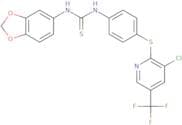 (benzo[3,4-d]1,3-dioxolen-5-ylamino)((4-(3-chloro-5-(trifluoromethyl)(2-pyridylthio))phenyl)amino)…