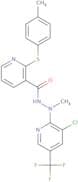 N-((3-chloro-5-(trifluoromethyl)(2-pyridyl))methylamino)(2-(4-methylphenylthio)(3-pyridyl))formami…