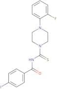N-((4-(2-fluorophenyl)piperazinyl)thioxomethyl)(4-iodophenyl)formamide