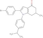 2-(4-bromophenyl)-6-methyl-1-(4-(methylethyl)phenyl)-5,6,7-trihydroindol-4-one