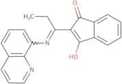 2-((8-quinolylamino)propylidene)indane-1,3-dione