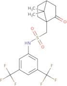 1-((((3,5-bis(trifluoromethyl)phenyl)amino)sulfonyl)methyl)-7,7-dimethylbicyclo[2.2.1]heptan-2-one