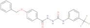 1-((4-(phenylmethoxy)phenyl)carbonyl)-4-(3-(trifluoromethyl)phenyl)semicarbazide