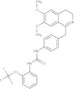 1-(4-((6,7-dimethoxy(3,4-dihydroisoquinolyl))methyl)phenyl)-3-(2-(trifluoromethoxy)phenyl)urea