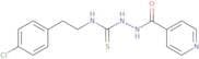 1-(2-(4-chlorophenyl)ethyl))-1-(4-pyridylcarbonyl)thiosemicarbazide