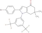 1-(3,5-bis(trifluoromethyl)phenyl)-2-(4-bromophenyl)-6,6-dimethyl-5,6,7-trihydroindol-4-one