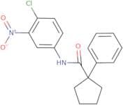 N-(4-chloro-3-nitrophenyl)-1-phenylcyclopentane-1-carboxamide