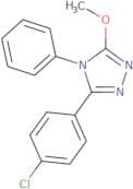 5-(4-chlorophenyl)-3-methoxy-4-phenyl-1,2,4-triazole