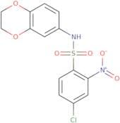 ((4-chloro-2-nitrophenyl)sulfonyl)-4-oxachroman-6-ylamine