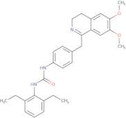 3-(2,6-diethylphenyl)-1-(4-((6,7-dimethoxy(3,4-dihydroisoquinolyl))methyl)phenyl)urea
