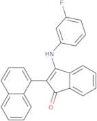3-((3-fluorophenyl)amino)-2-naphthylinden-1-one