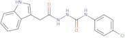 N-(((4-chlorophenyl)amino)carbonylamino)-2-indol-3-ylethanamide