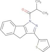2-methyl-1-(3-(2-thienyl)indeno[2,3-d]pyrazolyl)propan-1-one