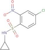 4-chloro-N-cyclopropyl-2-nitrobenzene-1-sulfonamide