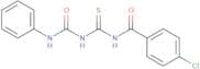 (4-chlorophenyl)-N-(((phenylamino)carbonylamino)thioxomethyl)formamide