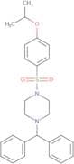 4-(diphenylmethyl)-1-((4-(isopropoxy)phenyl)sulfonyl)piperazine