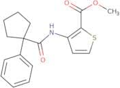 methyl 3-((phenylcyclopentyl)carbonylamino)thiophene-2-carboxylate
