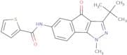 N-(3-(tert-butyl)-1-methyl-4-oxoindeno[2,3-d]pyrazol-6-yl)-2-thienylformamide
