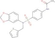 N-(4-((benzo[3,4-d]1,3-dioxolen-5-yl(2-thienylmethyl)amino)sulfonyl)phenyl)ethanamide