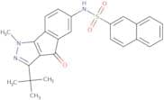 3-(tert-butyl)-1-methyl-6-((2-naphthylsulfonyl)amino)indeno[2,3-d]pyrazol-4-one