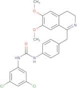 3-(3,5-dichlorophenyl)-1-(4-((6,7-dimethoxy(3,4-dihydroisoquinolyl))methyl)phenyl)urea