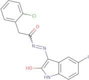 N-(aza(5-iodo-2-oxoindolin-3-ylidene)methyl)-2-(2-chlorophenyl)ethanamide