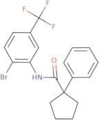 N-[2-bromo-5-(trifluoromethyl)phenyl]-1-phenylcyclopentane-1-carboxamide
