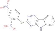 2,4-dinitro-1-(2,3,6-triazino[5,4-b]indol-3-ylthio)benzene
