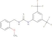 1-(3,5-bis(trifluoromethyl)phenyl)-3-((2-methoxyphenyl)methyl)thiourea