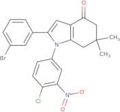 2-(3-bromophenyl)-1-(4-chloro-3-nitrophenyl)-6,6-dimethyl-5,6,7-trihydroindol-4-one