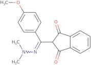 2-(2-aza-2-(dimethylamino)-1-(4-methoxyphenyl)vinyl)indane-1,3-dione