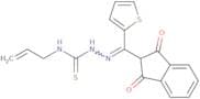 2-(2-aza-2-(((prop-2-enylamino)thioxomethyl)amino)-1-(2-thienyl)vinyl)indane-1,3-dione