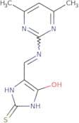 5-(((4,6-dimethylpyrimidin-2-yl)amino)methylene)-2-thioxoimidazolidin-4-one