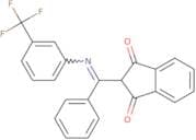 2-(2-aza-1-phenyl-2-(3-(trifluoromethyl)phenyl)vinyl)indane-1,3-dione