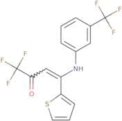 1,1,1-trifluoro-4-(2-thienyl)-4-((3-(trifluoromethyl)phenyl)amino)but-3-en-2-one
