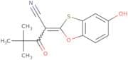 2-(5-hydroxybenzo[c]2,5-oxathiolen-2-ylidene)-4,4-dimethyl-3-oxopentanenitrile