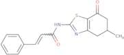 N-(5-methyl-7-oxo(4,5,6-trihydrobenzothiazol-2-yl))-3-phenylprop-2-enamide