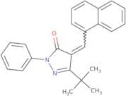 3-(tert-butyl)-4-(naphthylmethylene)-1-phenyl-2-pyrazolin-5-one