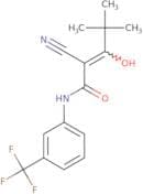 2-(2,2-dimethylpropanoyl)-3-hydroxy-3-((3-(trifluoromethyl)phenyl)amino)prop-2-enenitrile