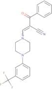 2-(phenylcarbonyl)-3-(4-(3-(trifluoromethyl)phenyl)piperazinyl)prop-2-enenitrile