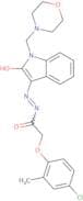 N-(aza(1-(morpholin-4-ylmethyl)-2-oxoindolin-3-ylidene)methyl)-2-(4-chloro-2-methylphenoxy)ethanam…