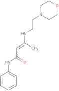 3-((2-morpholin-4-ylethyl)amino)-N-phenylbut-2-enamide