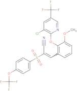 3-(2-(3-chloro-5-(trifluoromethyl)(2-pyridyl)oxy)-3-methoxyphenyl)-2-((4-(trifluoromethoxy)phenyl)…