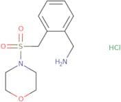 {2-[(Morpholine-4-sulfonyl)methyl]phenyl}methanamine hydrochloride